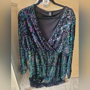 Sequin short party dress